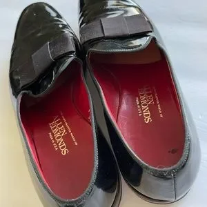 Allen Edmonds Ritz Black Patent Leather Tuxedo Opera Pumps with Grosgrain Bow 12 Allen Edmonds | Shoes | Allen Edmonds Ritz Patent Leather  main image 3